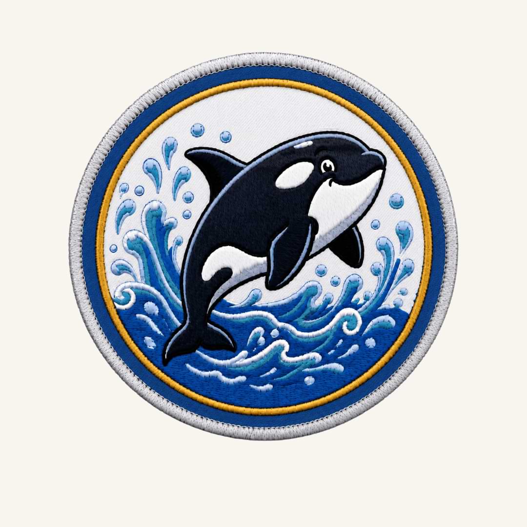 Orca Abzeichen und Urkunde
